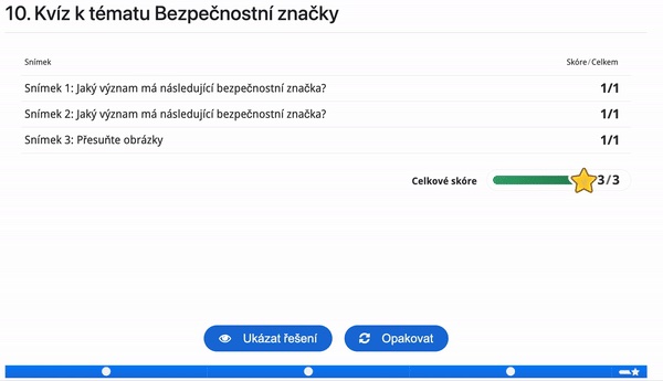 Ukázka BOZP kurzu