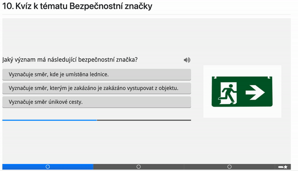 Ukázka BOZP kurzu
